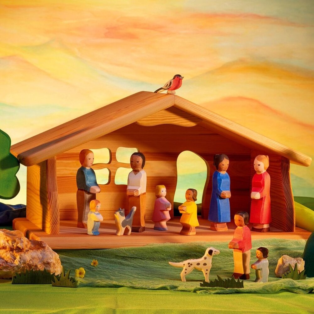 NWT Ostheimer Wooden Toys Doll House